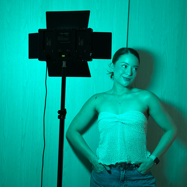 Panel led profesional U600 RGB multicolor + 🔝+ trípode