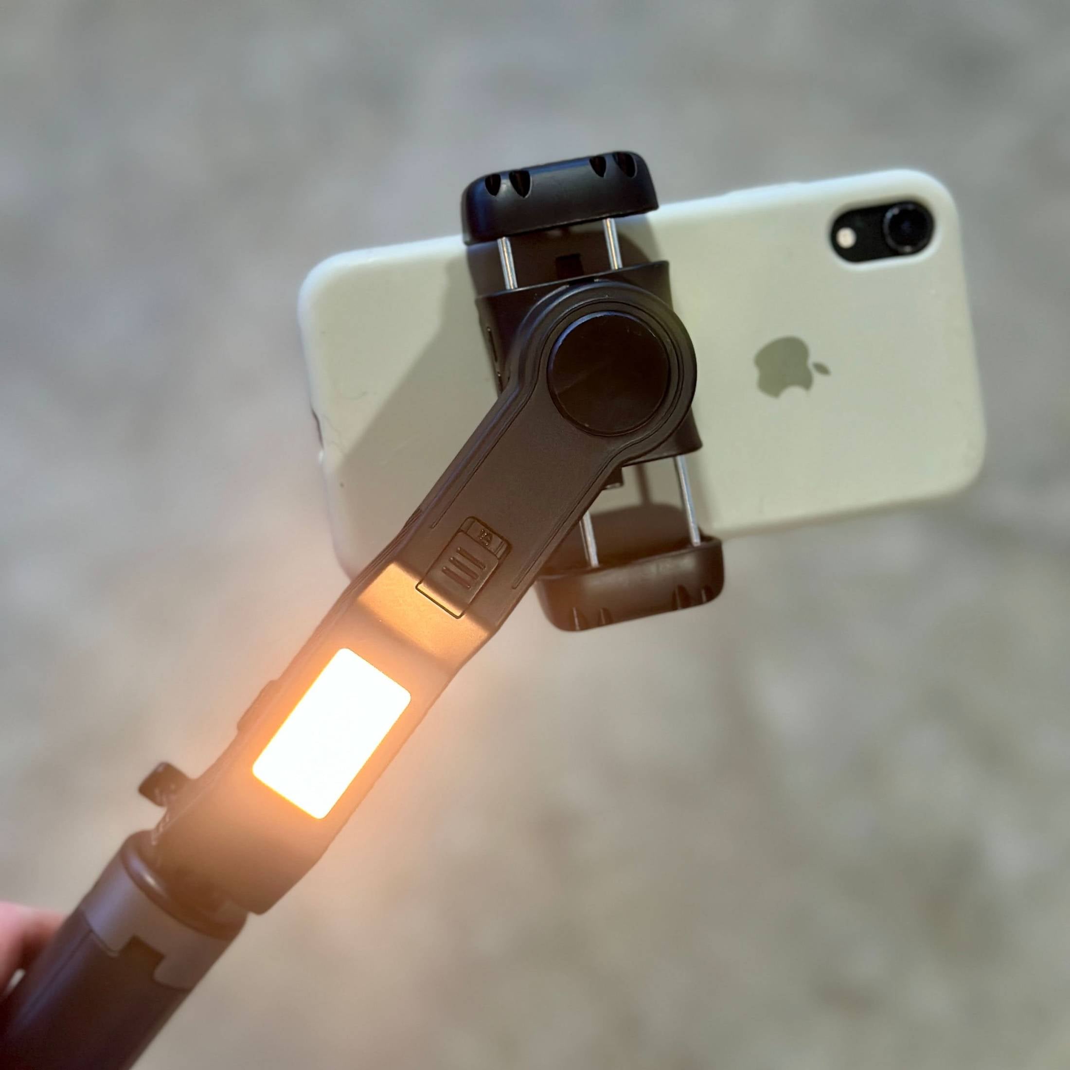 Trípode estabilizador Q31📲📸con Luz