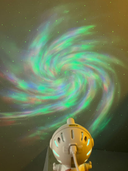 Astronauta proyector de nebulosas y estrellas mini