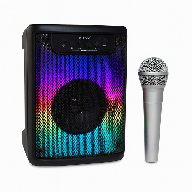 Cabina bluetooth KTS-2043+ micrófono karaoke 🎤 (4 pulgadas aprox)