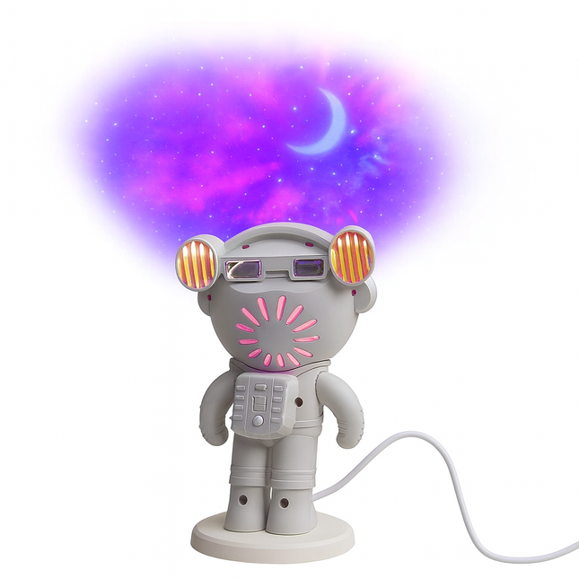 Lámpara astronauta proyector con parlante bluetooth 🚀🧑‍🚀✨