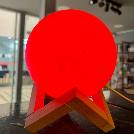 Lámpara luna multicolor 🌈🌕