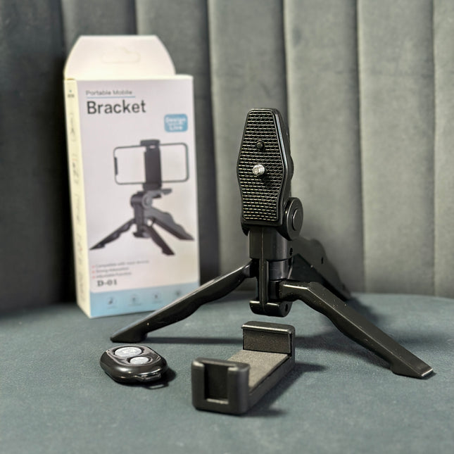 Trípode de mesa o selfie 🤳 con control bluetooth D-01⭐️