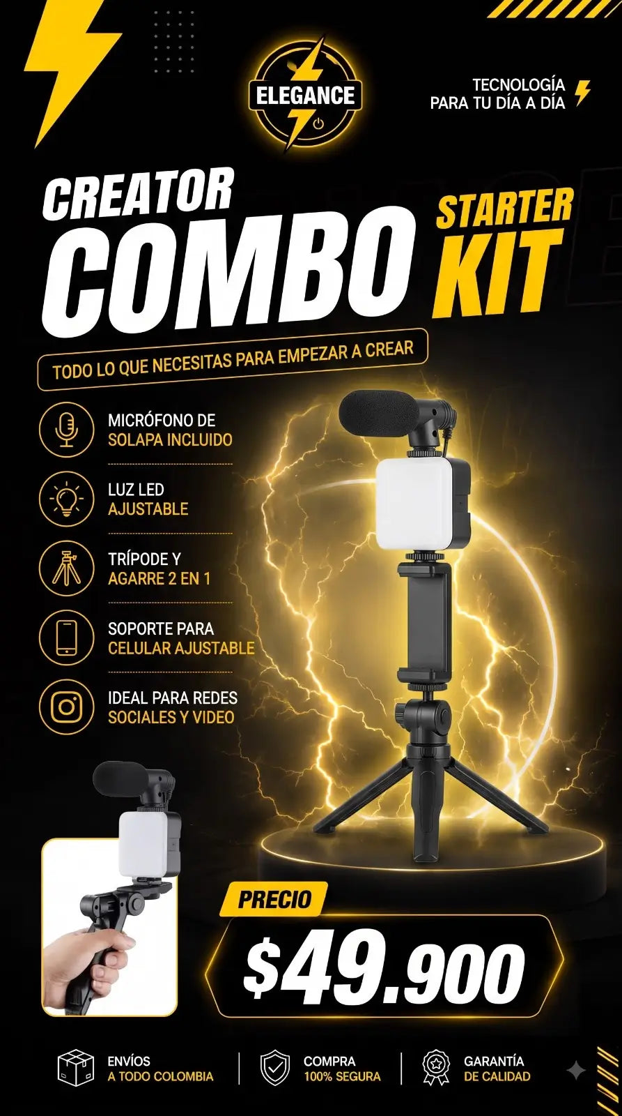 Kit básico para crear contenido
