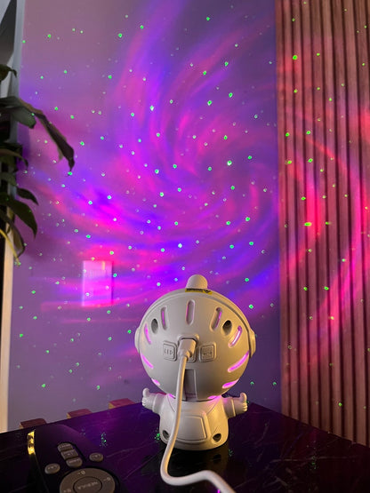 Astronauta proyector de nebulosas y estrellas mini