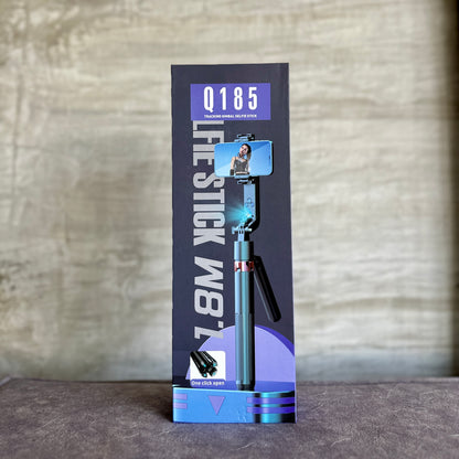 Trípode portatil con seguimiento facial 1,85 de altura + control Bluetooth Q185📈⭐️giro 360