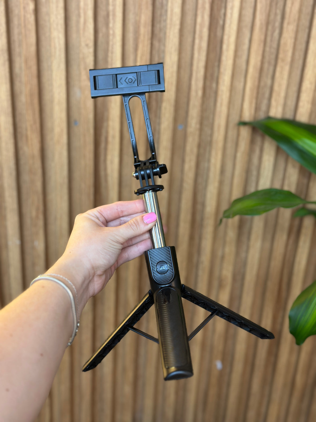Trípode para celular x1 1m + control Bluetooth