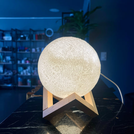 Lámpara luna multicolor 🌈🌕