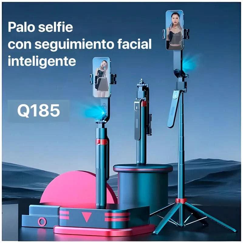 Trípode robot portatil con seguimiento facial 1,85 de altura + control Bluetooth Q185📈⭐️giro 360