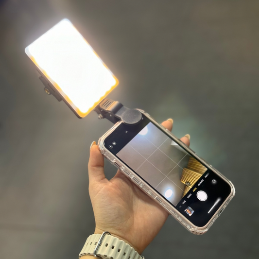 Luz professional para creación de contenido con luz cálida, fría y media 💡