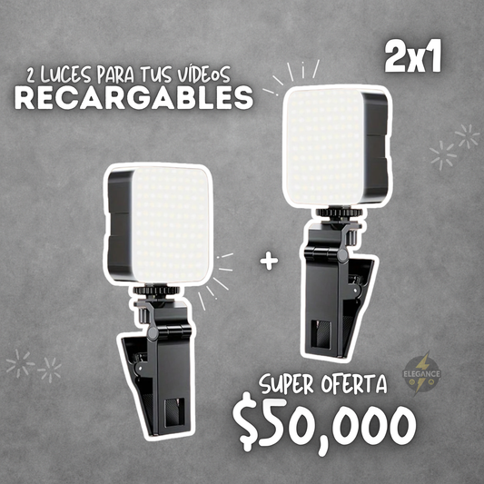 SUPER PROMO!🥳 2 luces led recargables 2x1 🔝😱