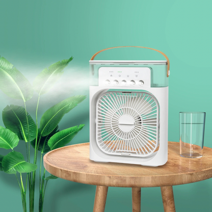 Ventilador + humidificador (combo x2) 5 salidas de vapor💨