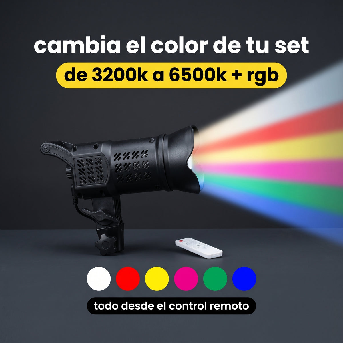 Reflector multicolor RGB profesional led FSD-168