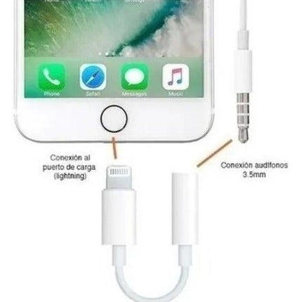 Adaptador de auxiliar a iPhone - Elegance Colombia