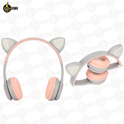 Audífonos Diadema P - 47M con Orejas de Gato - Elegance Colombia