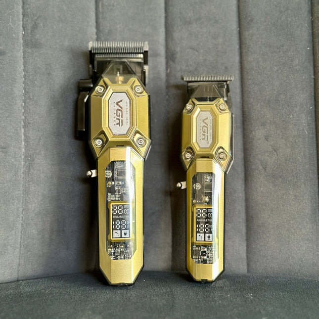 Combo máquina de motilar + patillera VGR ⭐️PROFESIONAL!🫰🏻 - Elegance Colombia