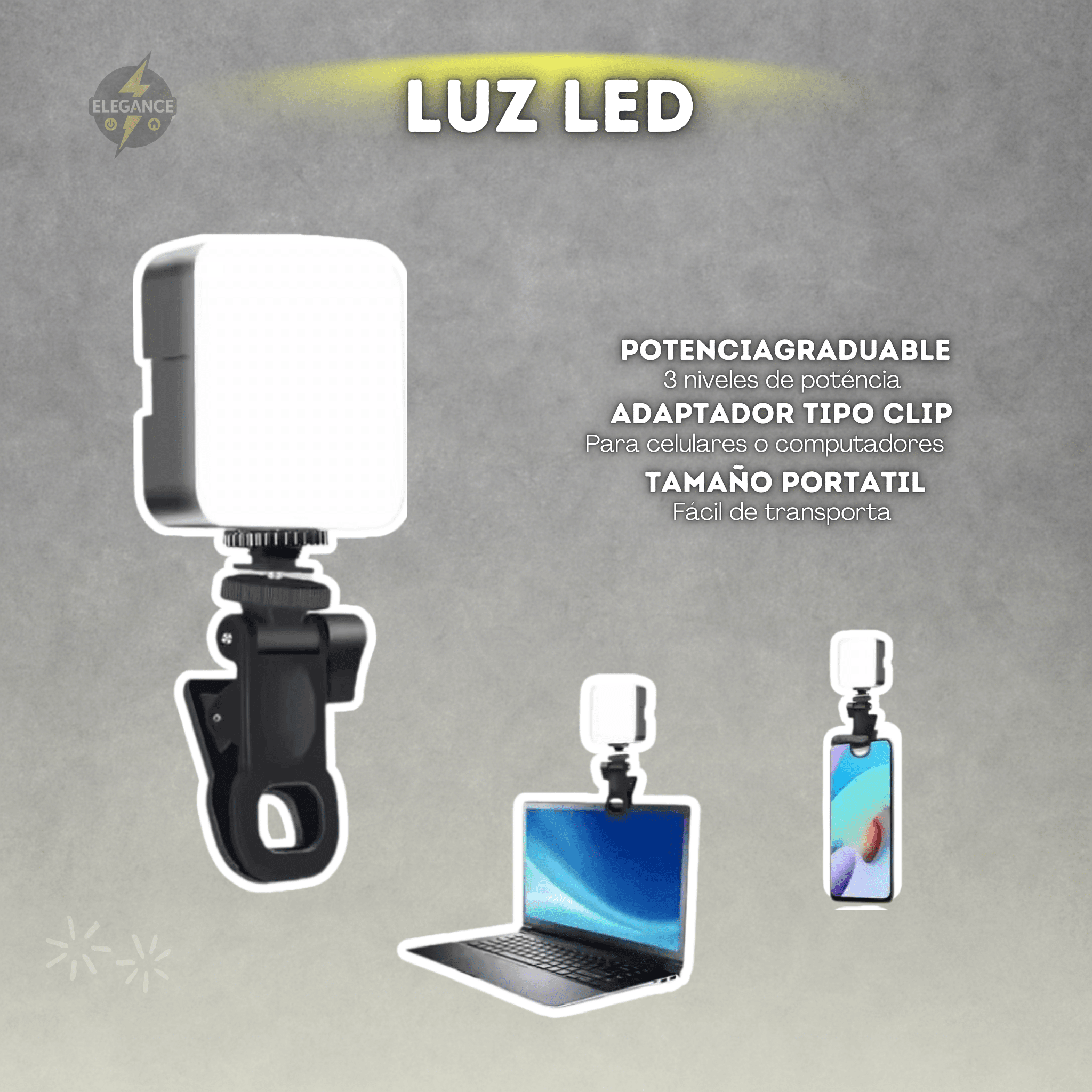 Combo para creadores 📸 Luz + micrófonos vp056+ Trípode Bd17 - Elegance Colombia