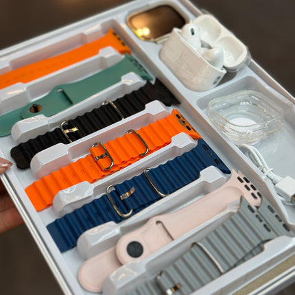 Combo t2000 ULTRAMAX audífonos + reloj + protector - Elegance Colombia