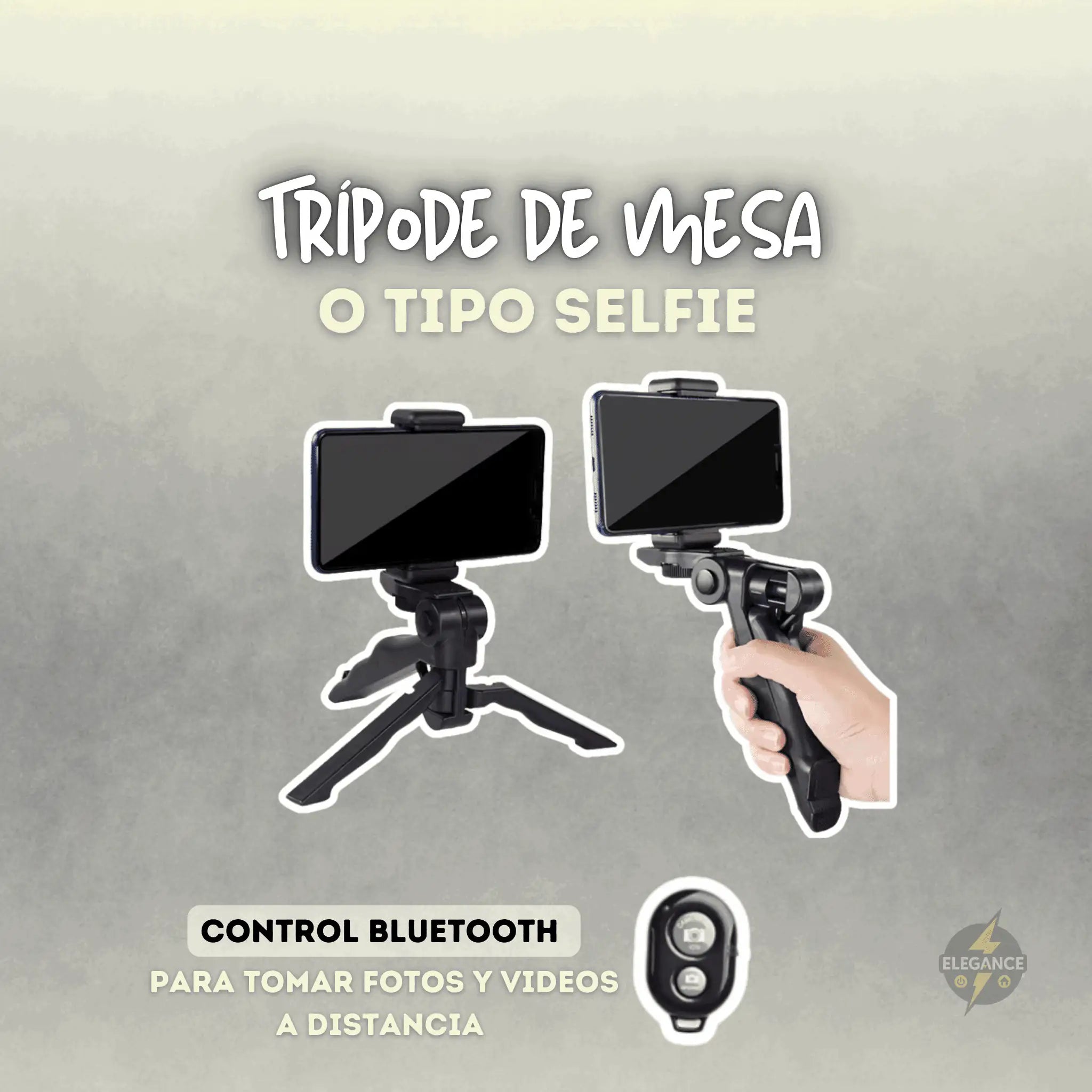 Combo x3 para creadores - micrófono k8+ trípode de mesa con control + luz recargable - Elegance Colombia