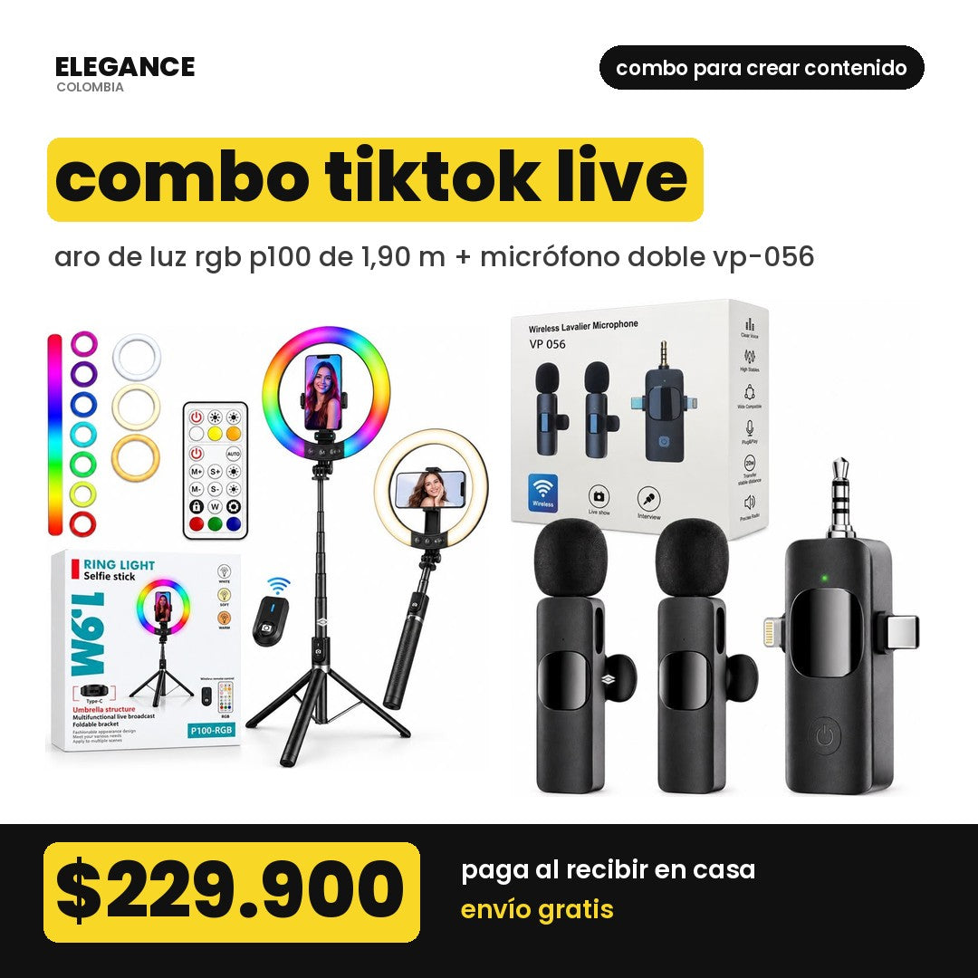 Combo TikTok Live - Elegance Colombia