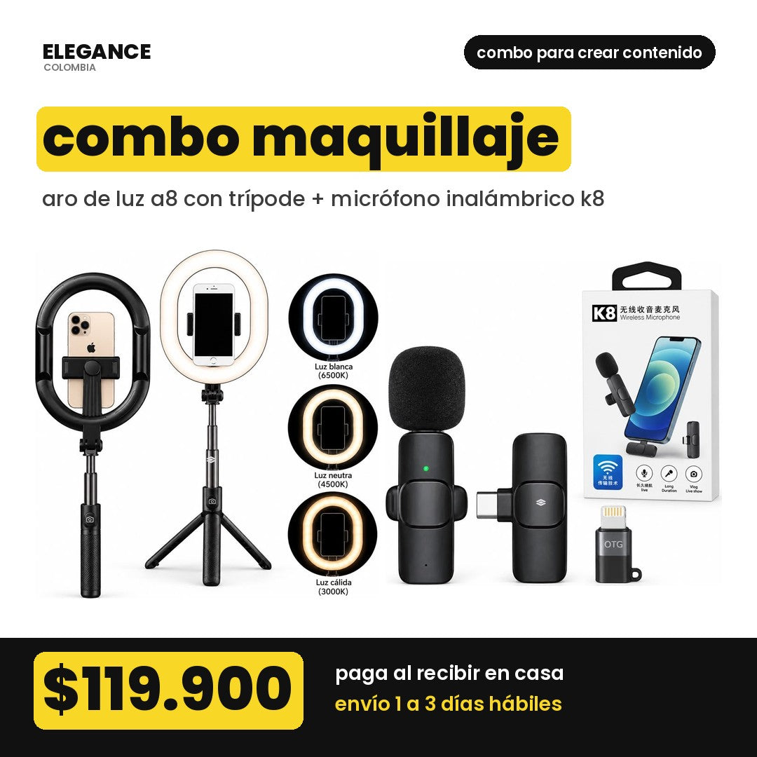 Combo Maquillaje - Elegance Colombia