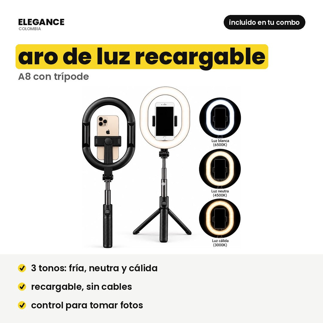 A8 incluido en el Combo Maquillaje