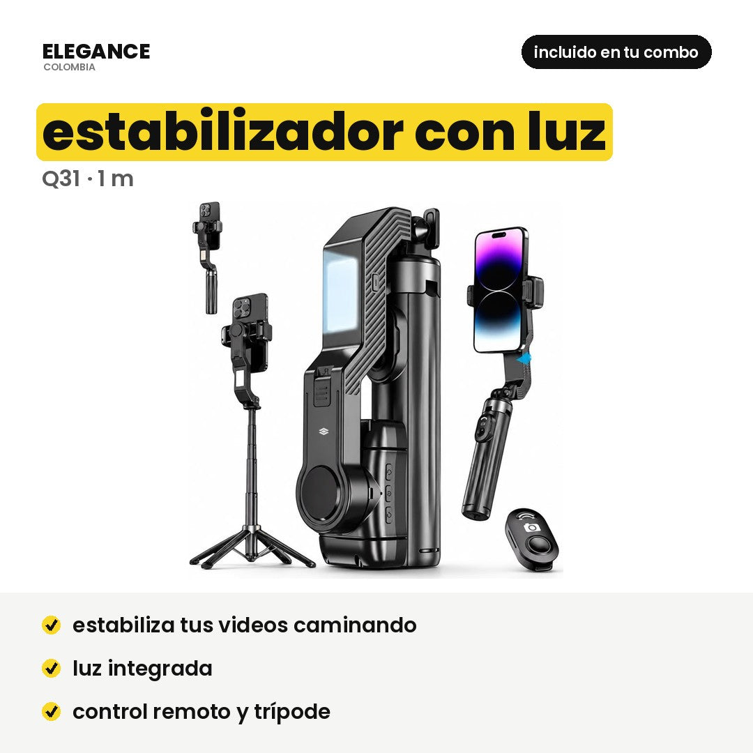 Q31 incluido en el Combo Vlog