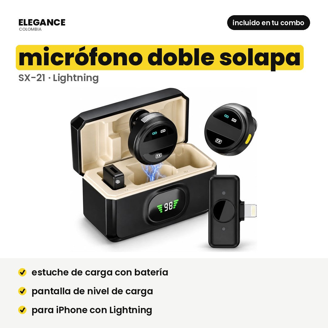 SX-21 incluido en el Combo Vlog