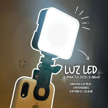 Kit micrófono K8 + Luz con 3 intensidades - Elegance Colombia