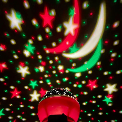 Lampara proyectora de lunas y estrellas ✨ Star master 🌈 (black friday)