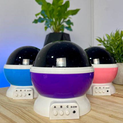 Lampara proyectora de lunas y estrellas ✨ Star master 🌈 - Elegance Colombia