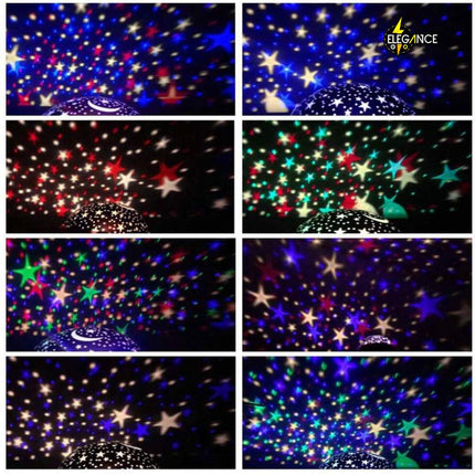Lampara proyectora de lunas y estrellas ✨ Star master 🌈 - Elegance Colombia