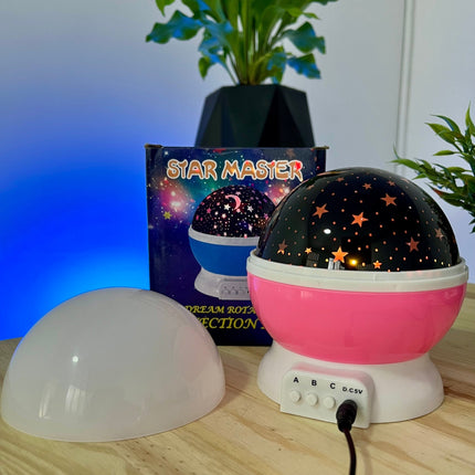 Lampara proyectora de lunas y estrellas ✨ Star master 🌈 - Elegance Colombia