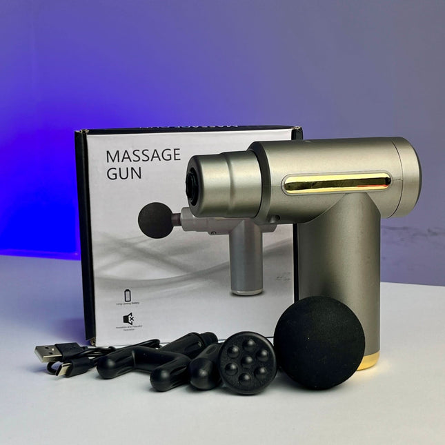 Masajeador GUN recargable para terapia y masajes⚡️ - Elegance Colombia