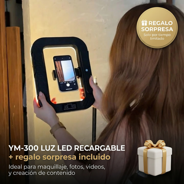 Luz led YM300📲 recargable 📈