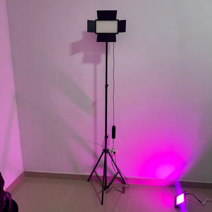 Panel led profesional U600 RGB multicolor + 🔝+ trípode - Elegance Colombia