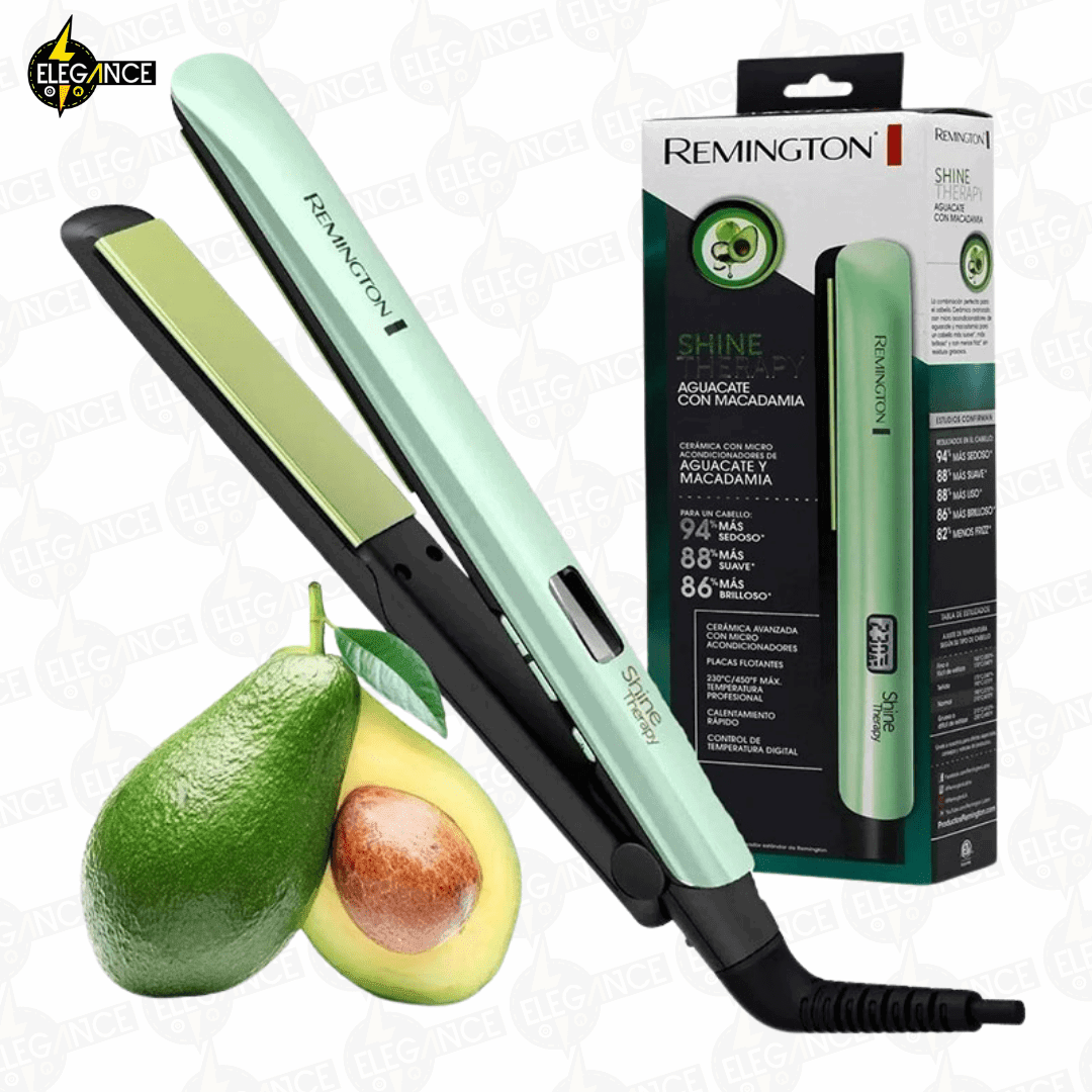 Plancha para Cabello Remington Aguacate y Macadamia - Elegance Colombia