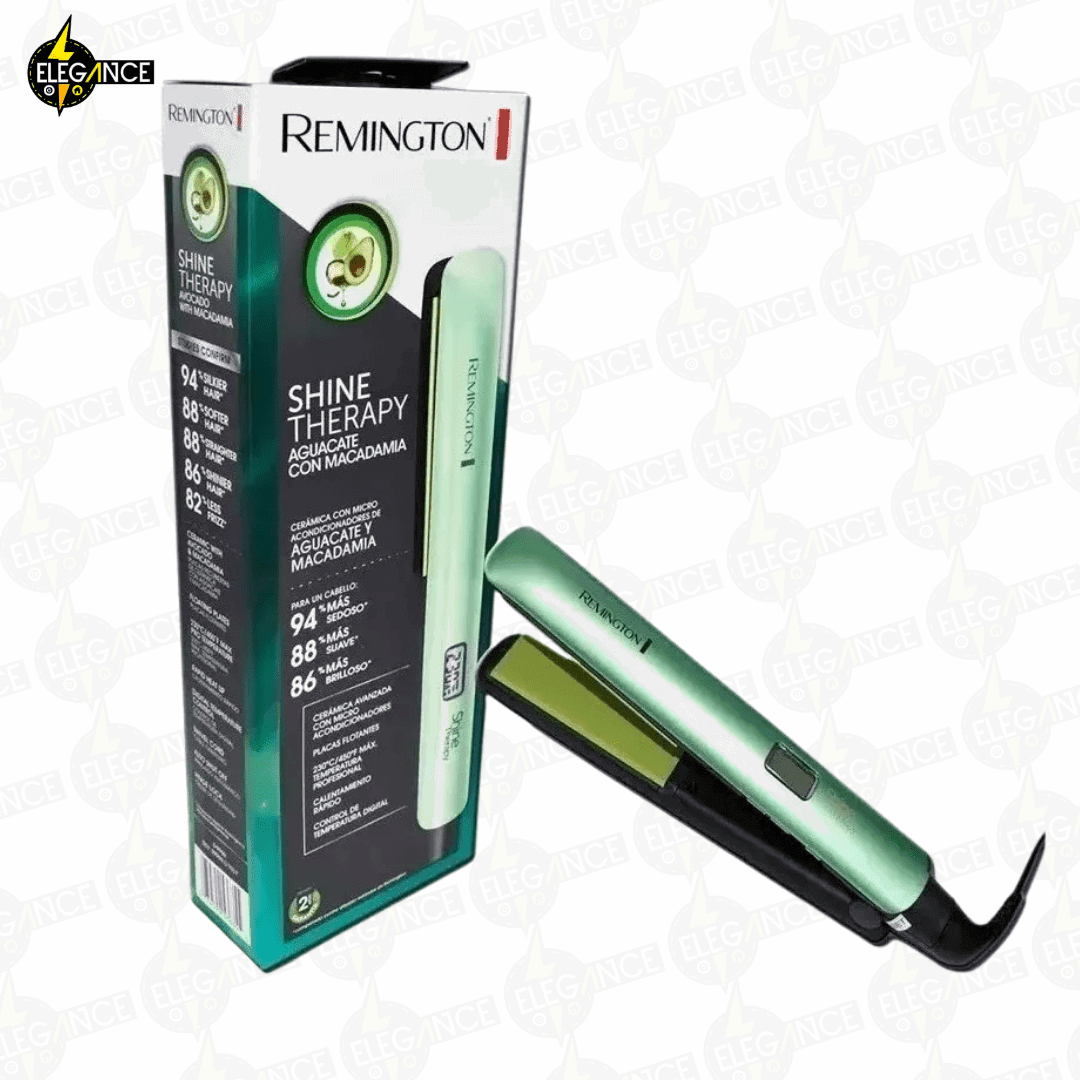 Plancha para Cabello Remington Aguacate y Macadamia - Elegance Colombia