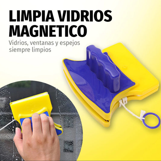 limpiador de vidrios magnetico