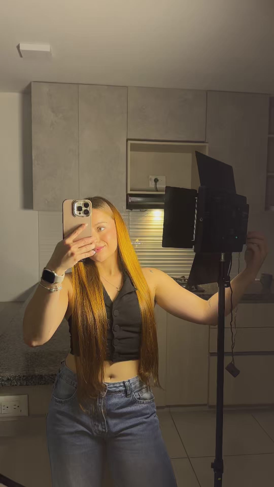 Kit Estudio Pro ✨ Luz profesional u880 + trípode 2,10m + 2 baterías