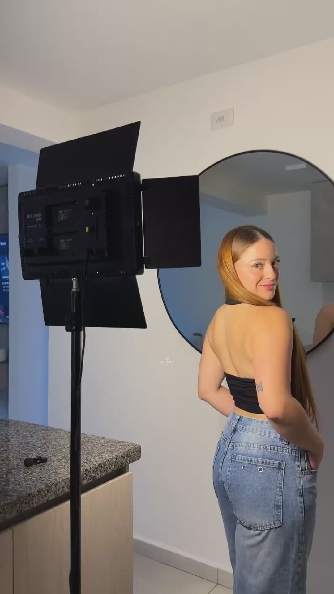 Kit Estudio Pro ✨ Luz profesional u880 + trípode 2,10m + 2 baterías
