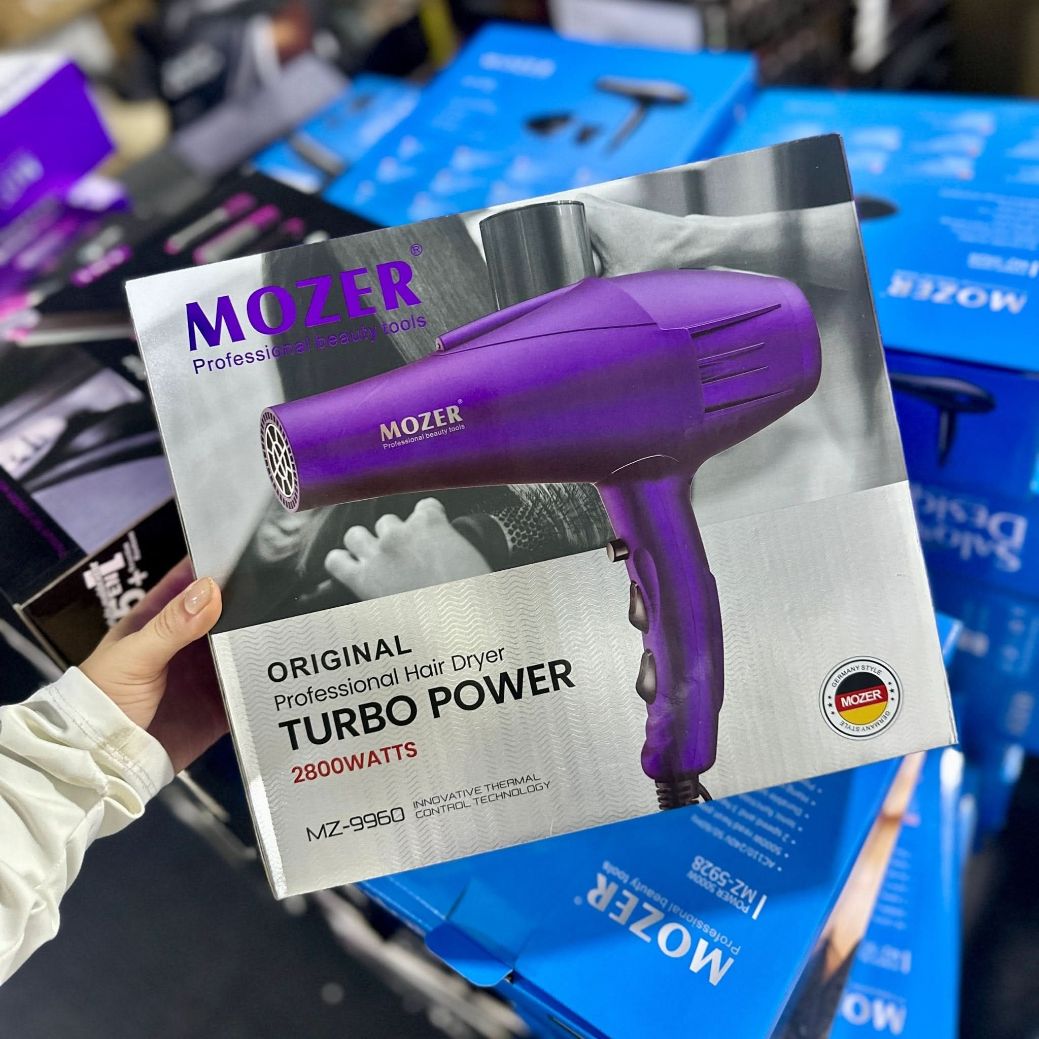 Secador de cabello MOZER turbo power 2800w - Elegance Colombia