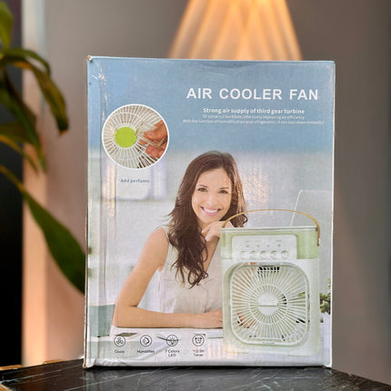 Ventilador de mesa con vapor refrescante ❄️😎 - Elegance Colombia