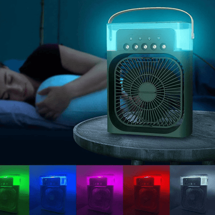 Ventilador + humidificador (combo x2) 5 salidas de vapor💨 - Elegance Colombia