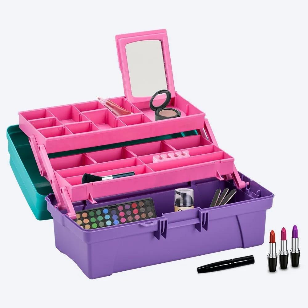 CAJA ORGANIZADORA DE COSMETICOS RIMAX DE 14 PULGADAS