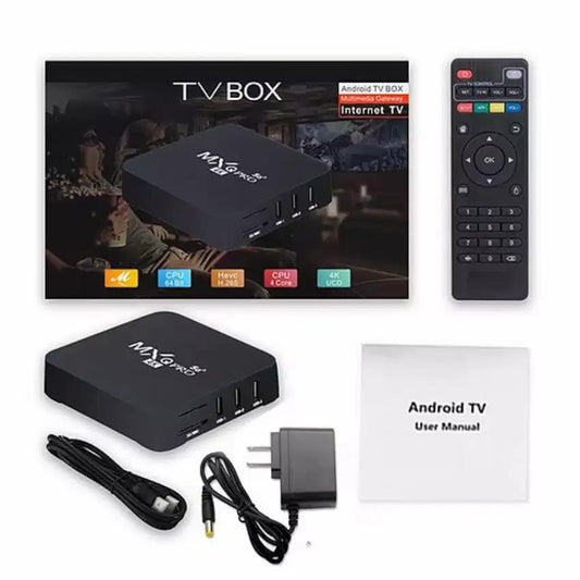 TV BOX 4RAM + 64 GIGAS DE ALMACENAMIENTO